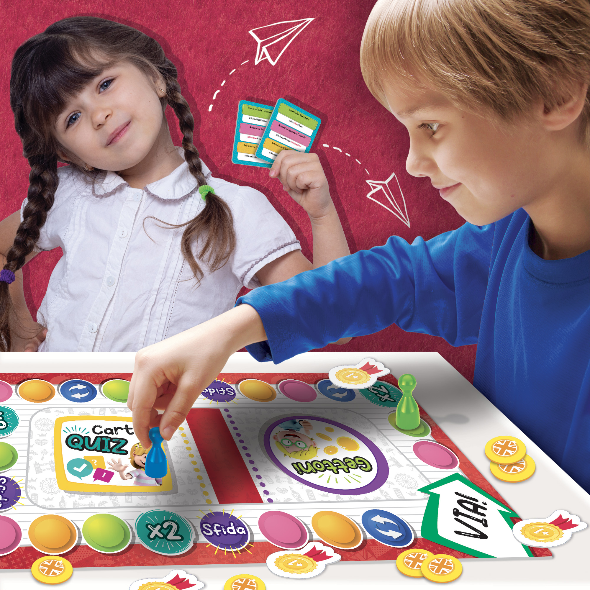 Lisciani 100514 gioco da tavolo I&rsquo;m A Genius Ts Go-Go English Educativo