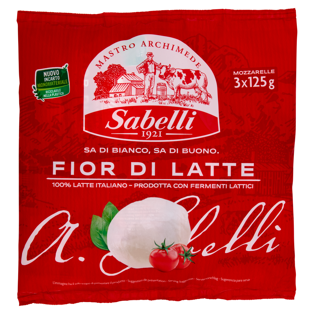 Sabelli Fior di Latte Mozzarelle 3 x 125 g
