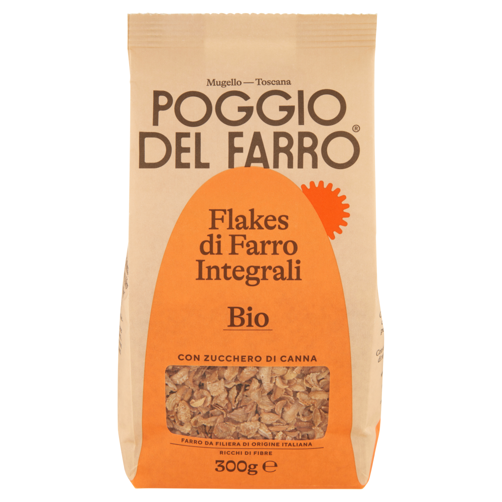 Poggio del Farro Flakes di Farro Integrali Bio 300 g