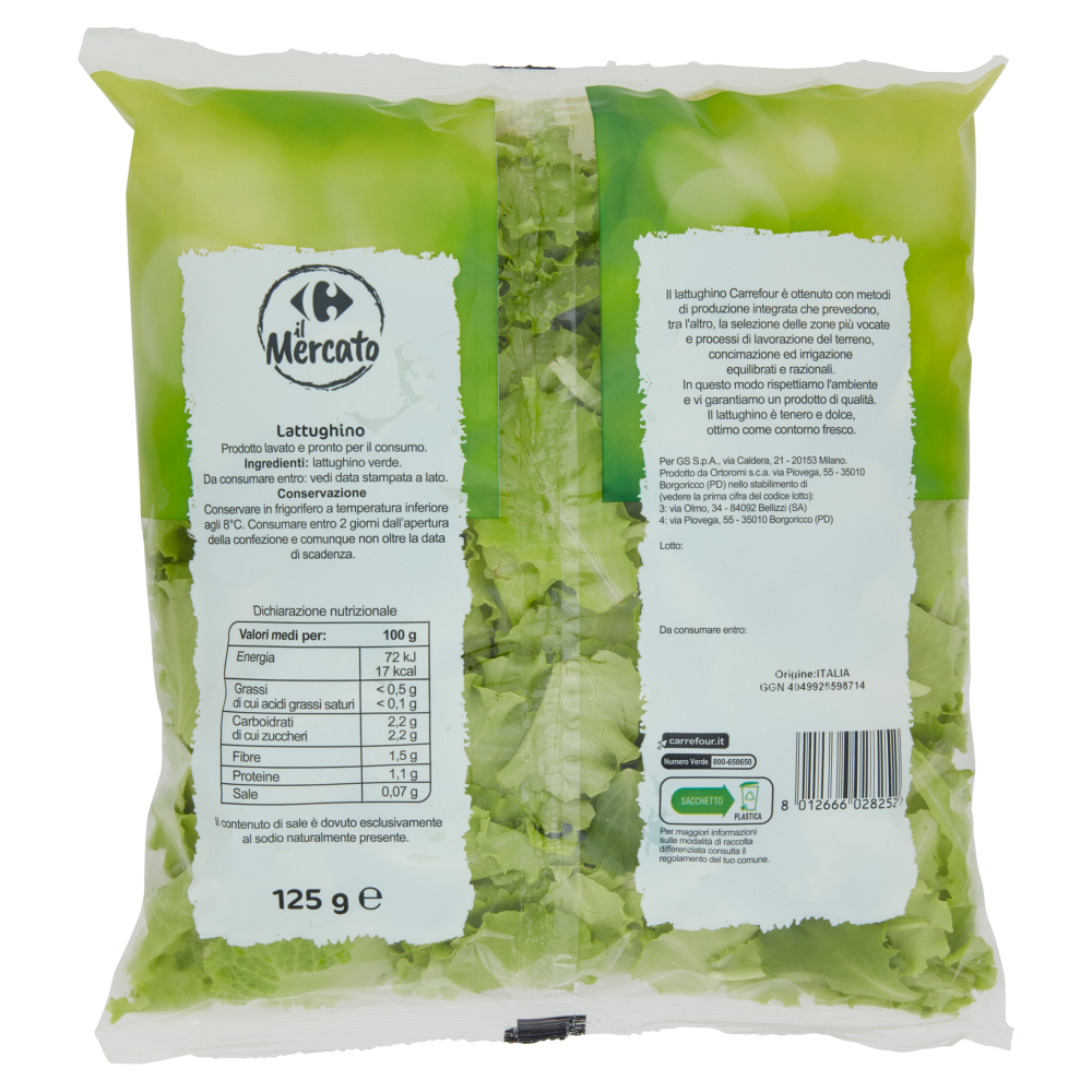 Carrefour il Mercato Lattughino 125 g