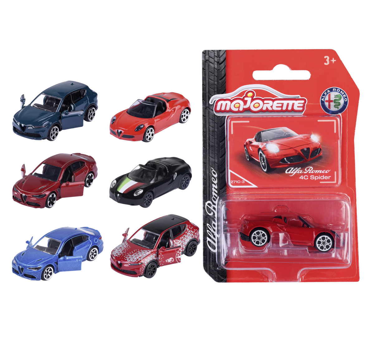 Majorette Alfa Romeo Assortment – Street Cars 1:64