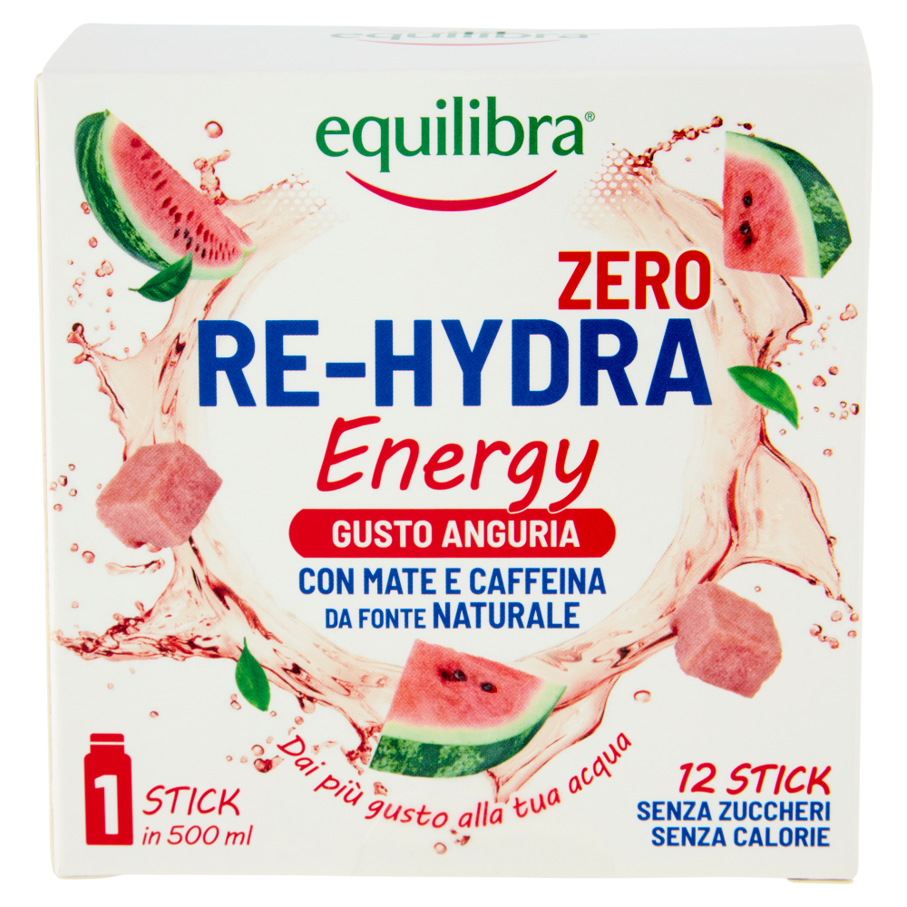 equilibra Re-Hydra Zero Energy Gusto Anguria 12 Stick 24 g