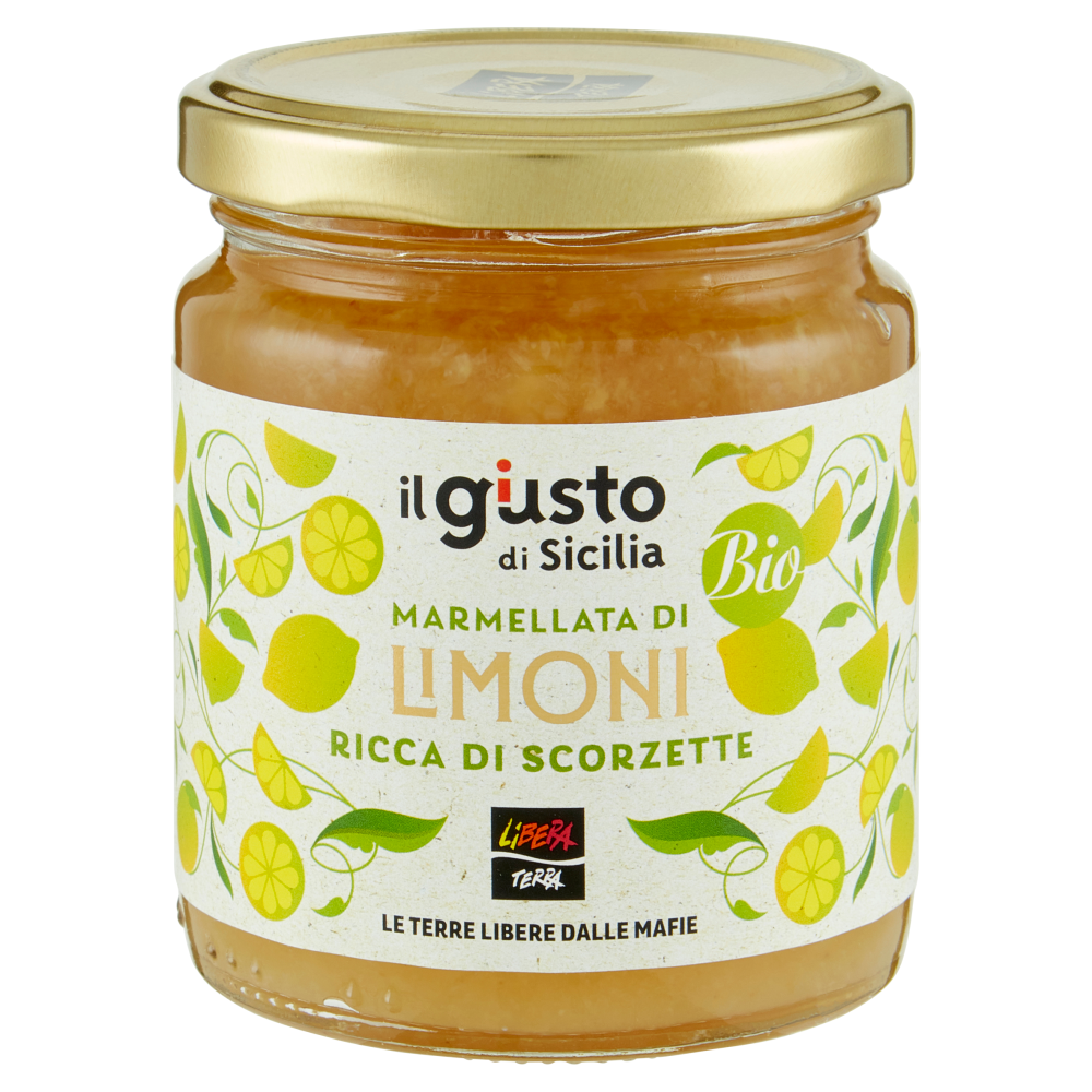 Libera Terra il giusto gusto di Sicilia Marmellata di Limoni Bio 270 g