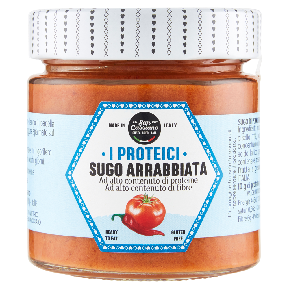 cascina San Cassiano I Proteici Sugo Arrabbiata 190 g