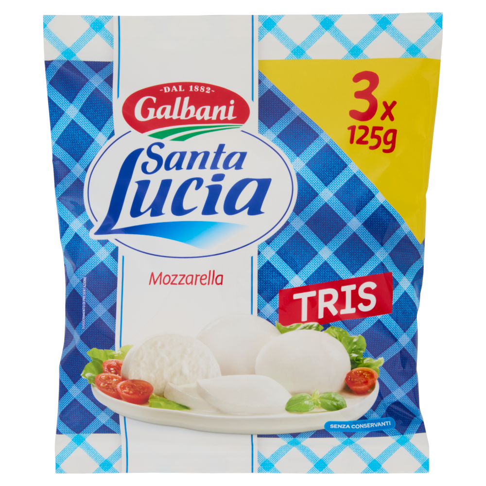 Galbani Santa Lucia Tris Mozzarella 3 x 125 g