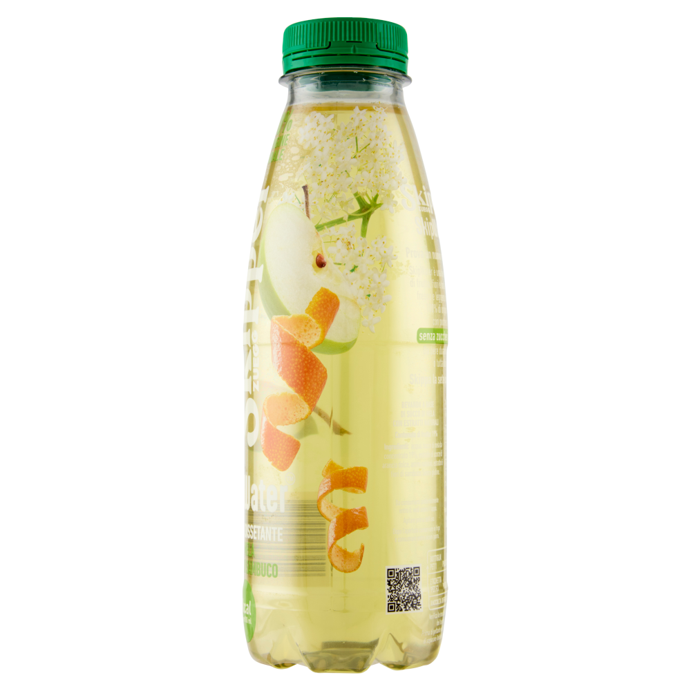 Zuegg Skipper SkipWater Bevanda Dissetante di Mela e Fiori di Sambuco 500 ml