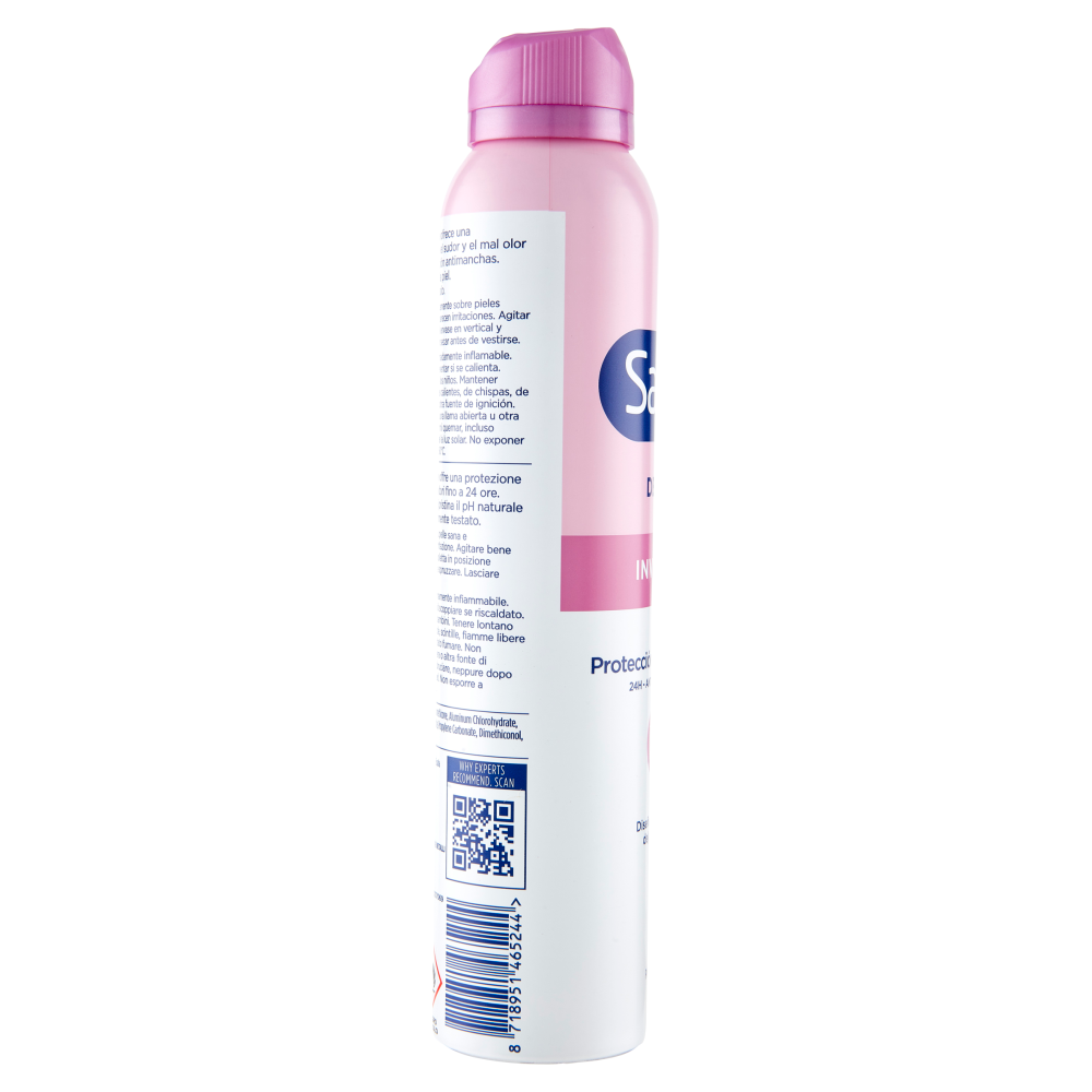 Sanex deodorante spray Dermo Invisible anti-macchia 24h 200 ml