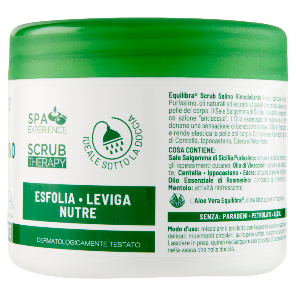 equilibra Scrub Salino Corpo Rimodellante 600 g