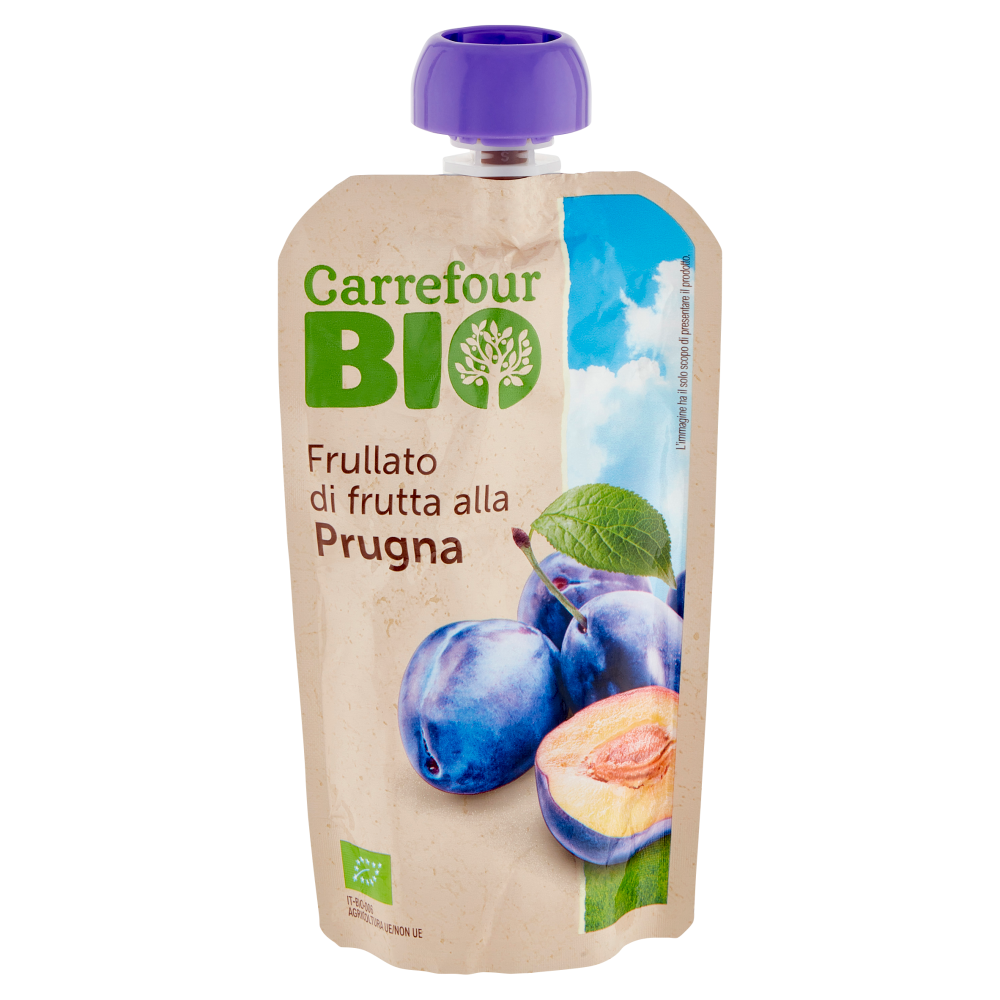 Carrefour Bio Frullato di frutta alla Prugna 120 g
