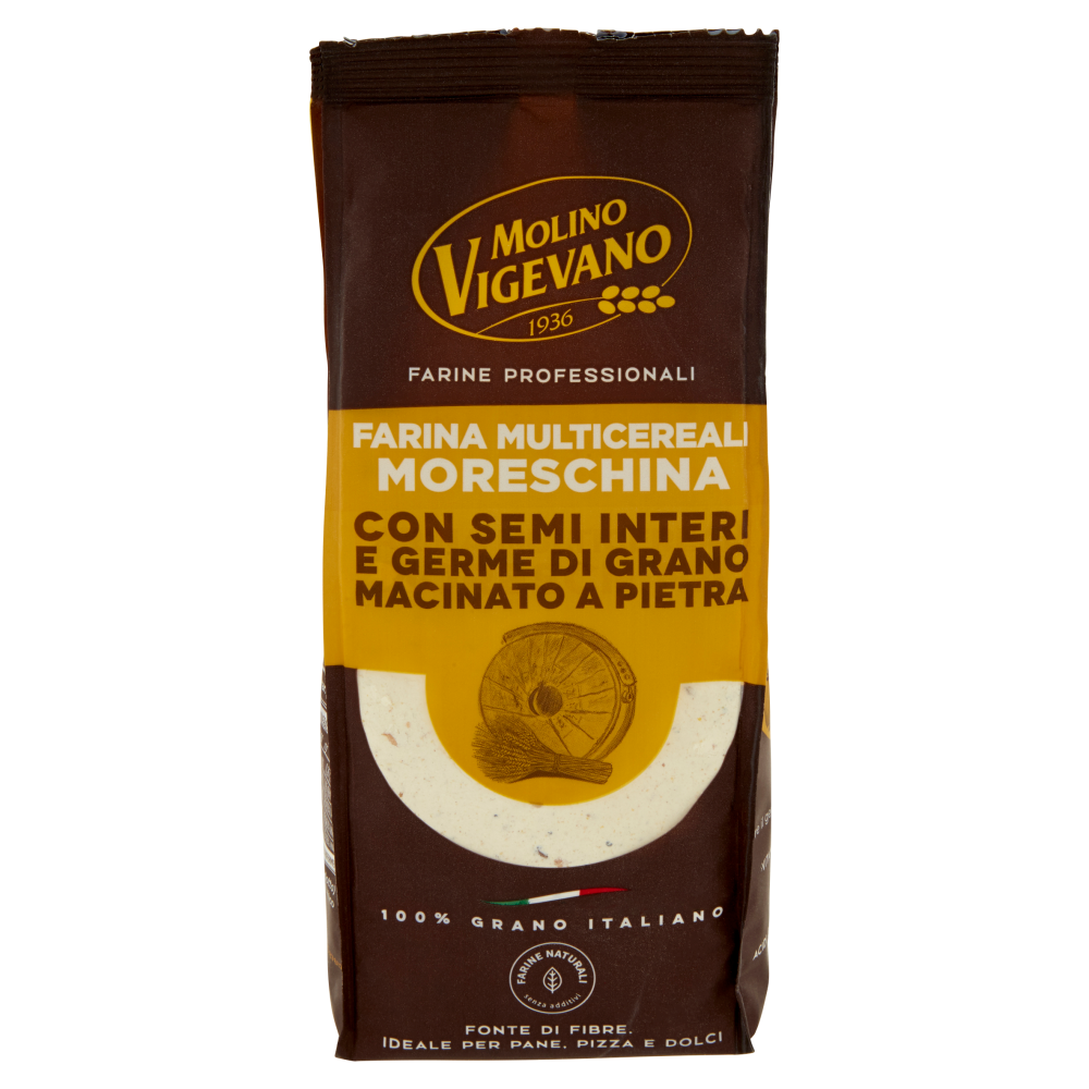 Molino Vigevano Farine Professionali Farina Multicereali Moreschina 500 g