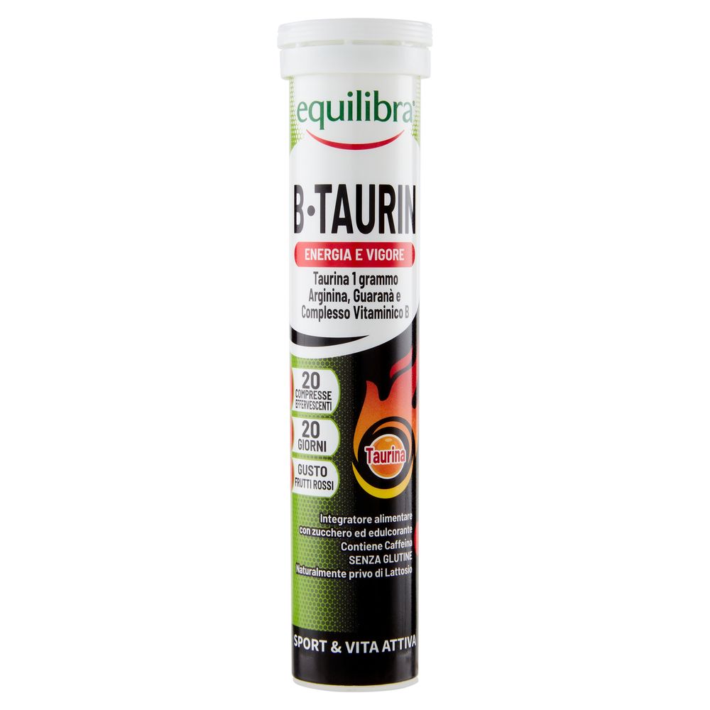 Equilibra B-Taurin Energia e Vigore 20 Compresse Effervescenti 85 g