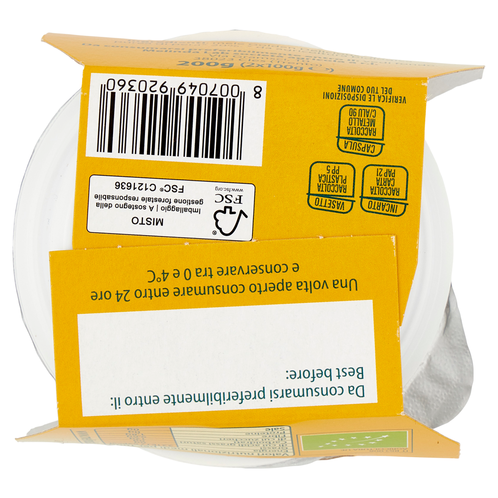 Chini Bio la Mousse 100% frutta Passata di mela Golden e pera 2 x 100 g