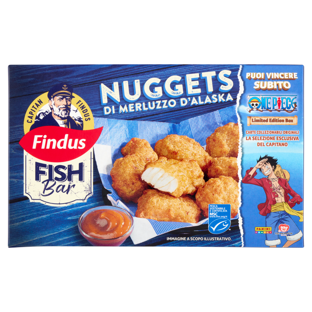 Capitan Findus Fish Bar Nuggets di Merluzzo D'Alaska 245 g
