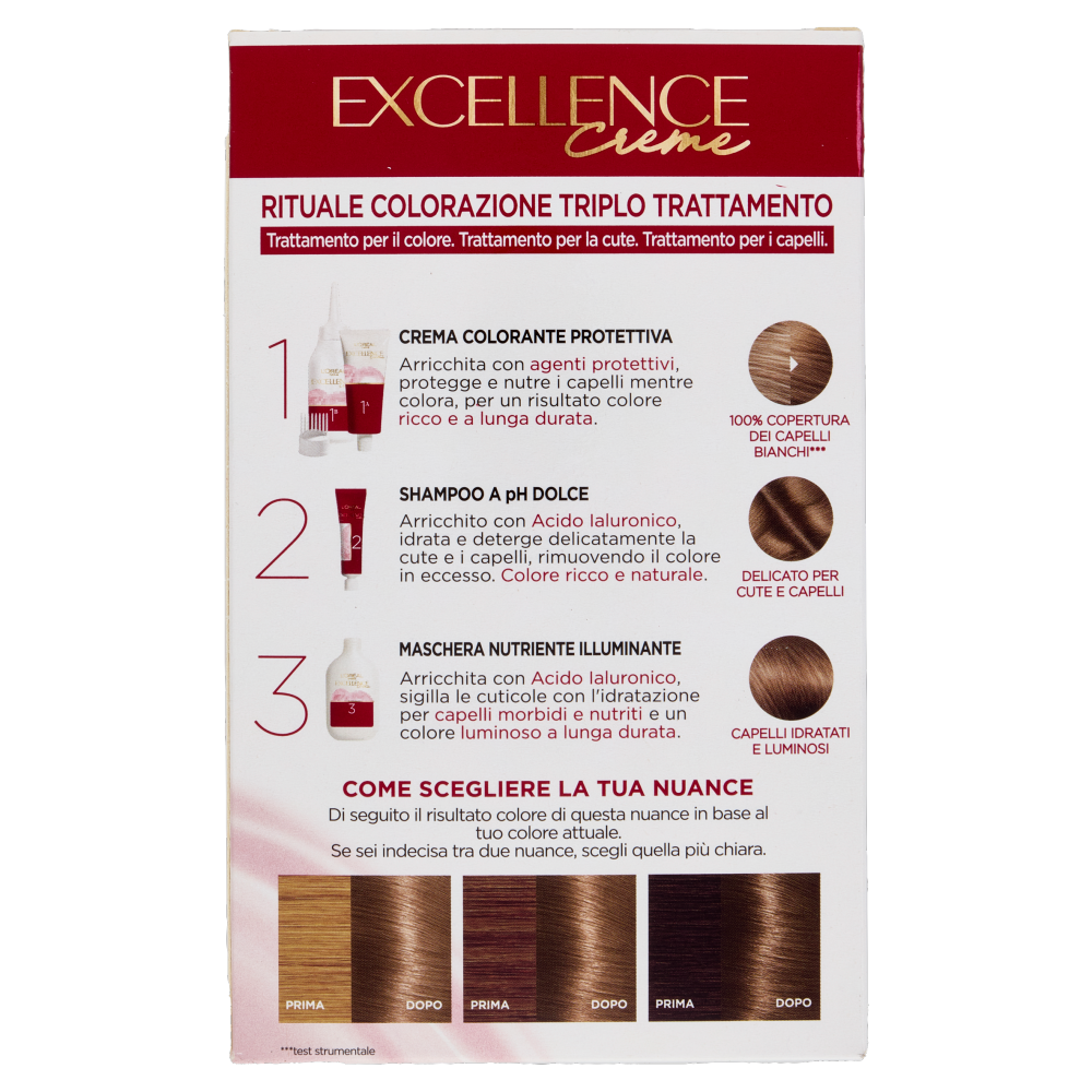 L'Oréal Paris Excellence Creme Colorazione Triplo Trattamento 7.1 Biondo Cenere