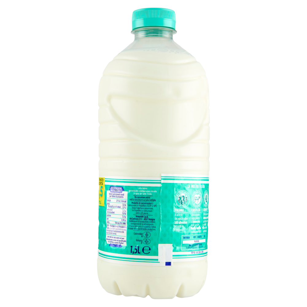Granarolo Intero Pastorizzato a Temperatura Elevata 1,5 L