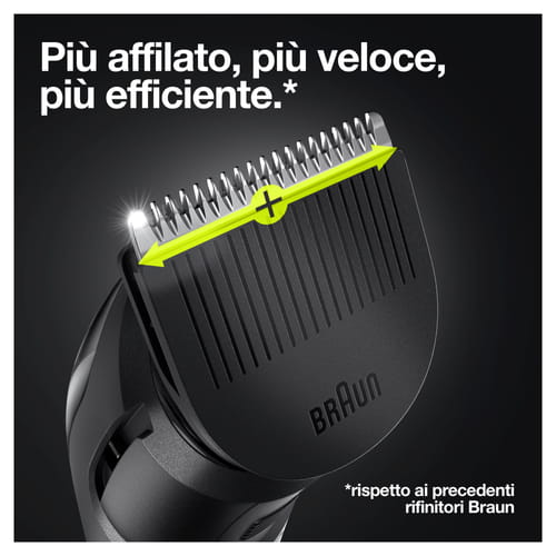 Braun All-in-one Rifinitore Tutto-In-Uno 3 MGK3320 Regolabarba Uomo 6-In-1, Tagliacapelli, Per Viso, Capelli