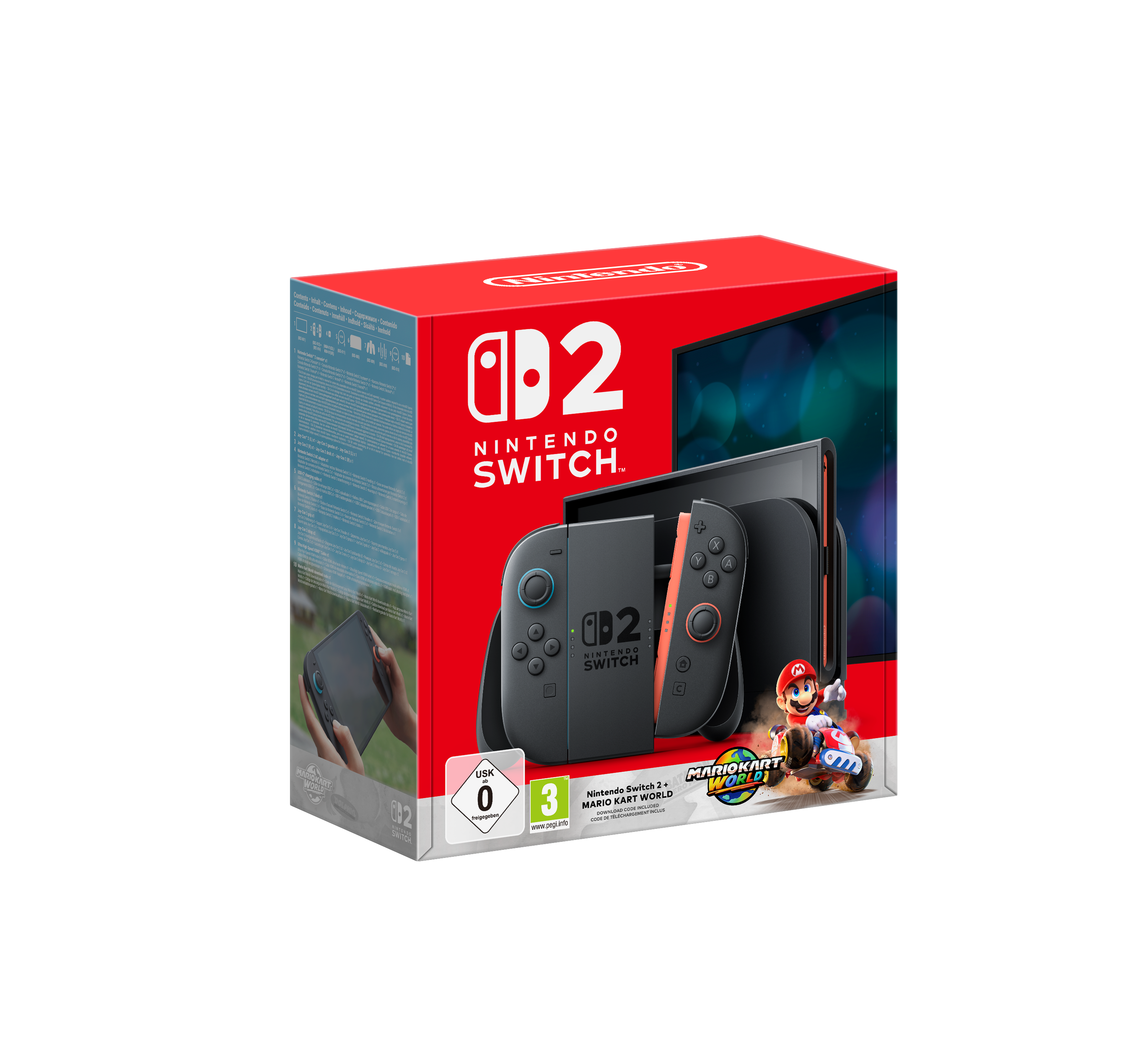Nintendo Switch 2 + Mario Kart World console da gioco portatile 20,1 cm (7.9") 256 GB Touch screen Wi-Fi Nero