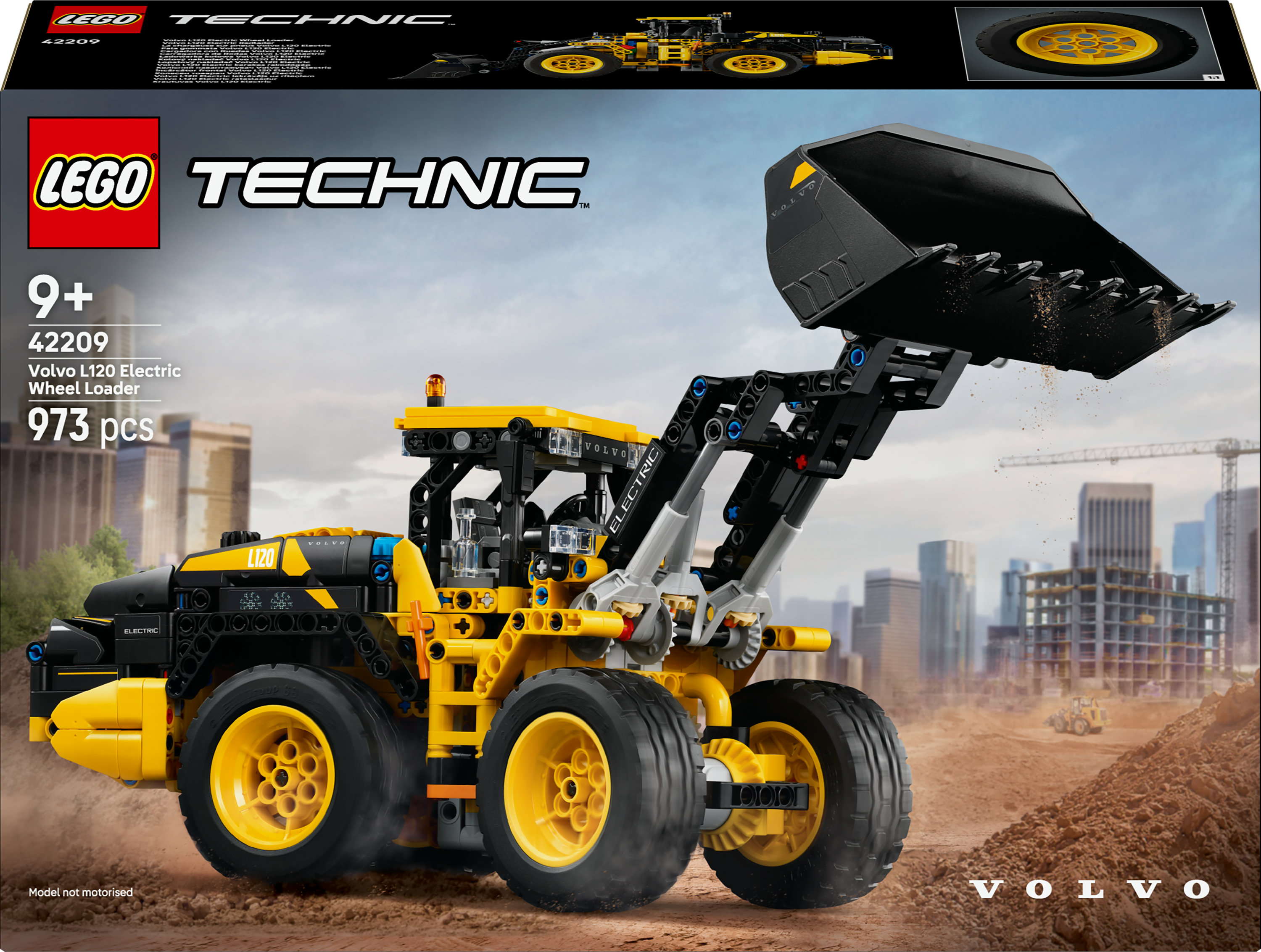 LEGO Technic Pala gommata Volvo L120 Electric