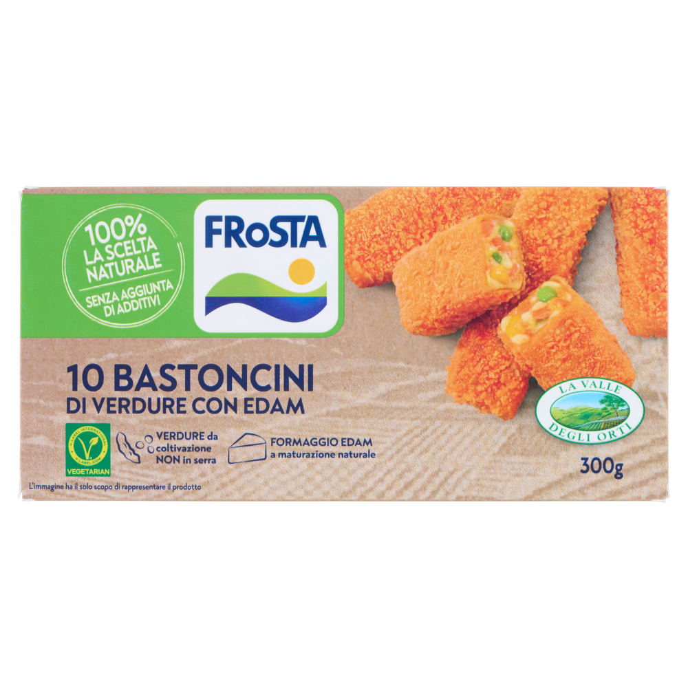 FRoSTA 10 Bastoncini di Verdure con Edam surgelati 300 g