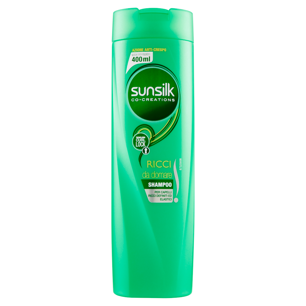 sunsilk Ricci da domare Shampoo per Capelli Ricci Definiti ed Elastici 400 mL