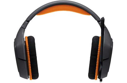 Logitech G G231 Prodigy Gaming Headset Auricolare Cablato A Padiglione Nero, Arancione