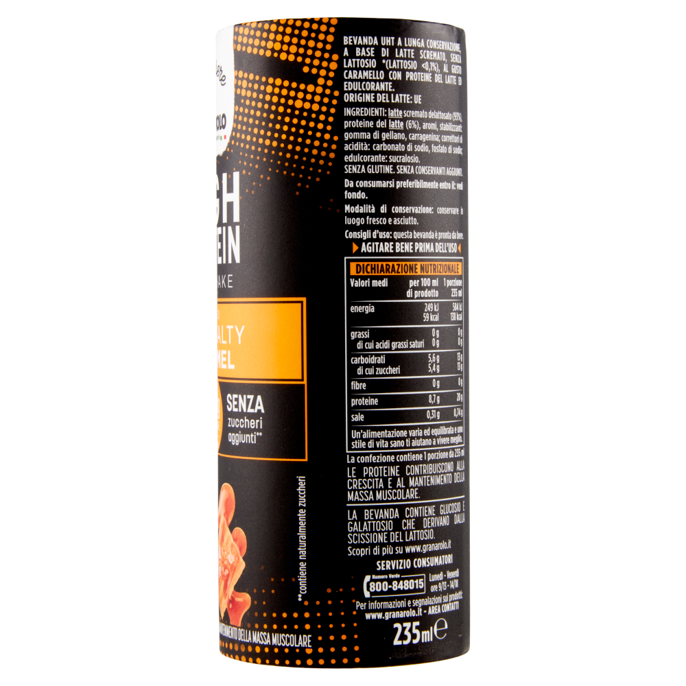 Granarolo Benessere High Protein Milkshake Gusto Deep Salty Caramel 235 ml