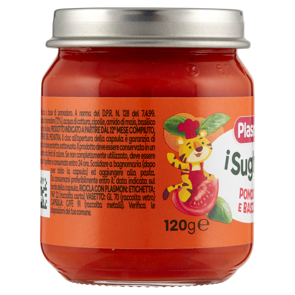 Plasmon i Sughetti Pomodoro e Basilico 120 g