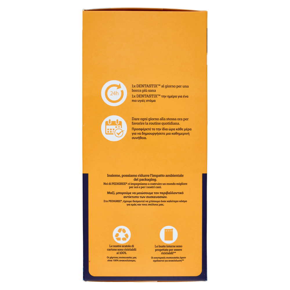 Pedigree Dentastix Snack per igiene orale Cane Grande 21 Pezzi 810 g