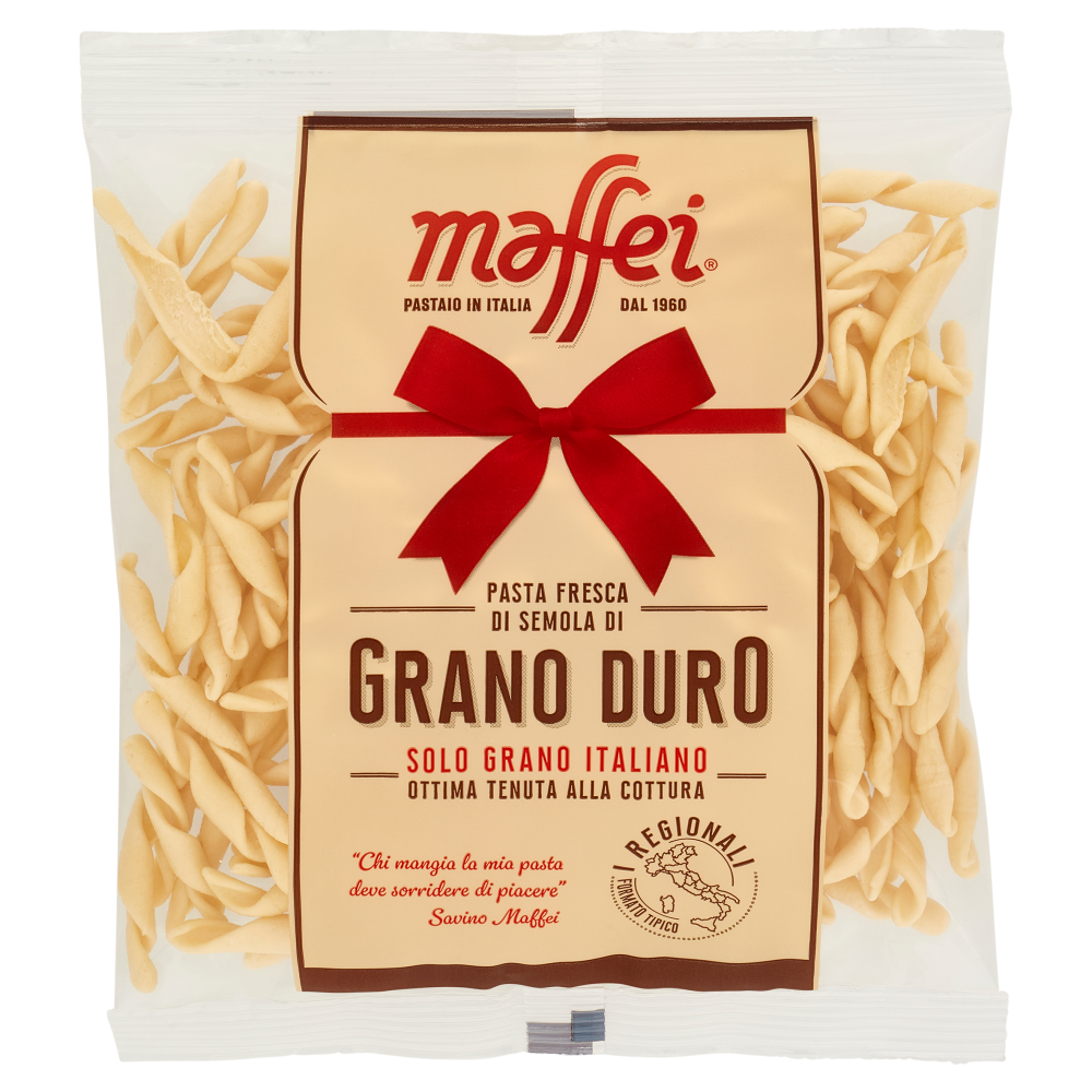 maffei Pasta Fresca di Semola di Grano Duro Strozzapreti 250 g