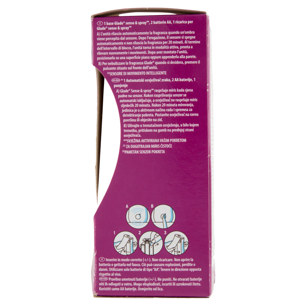 Glade Sense&Spray, Profumatore per Ambienti, Fragranza Relaxing Zen 18ml