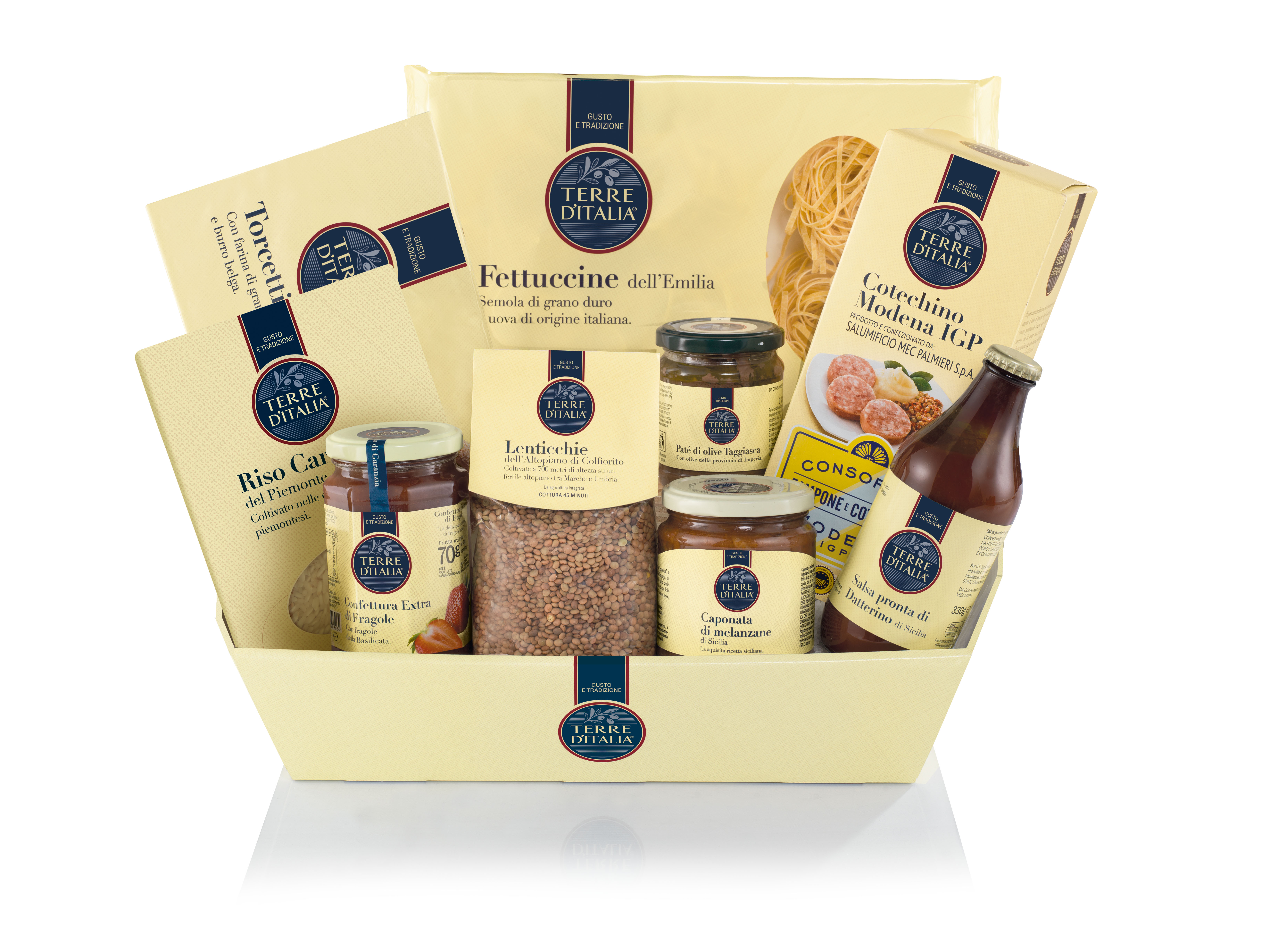 Cesto natalizio Gladiolo - 9 prodotti