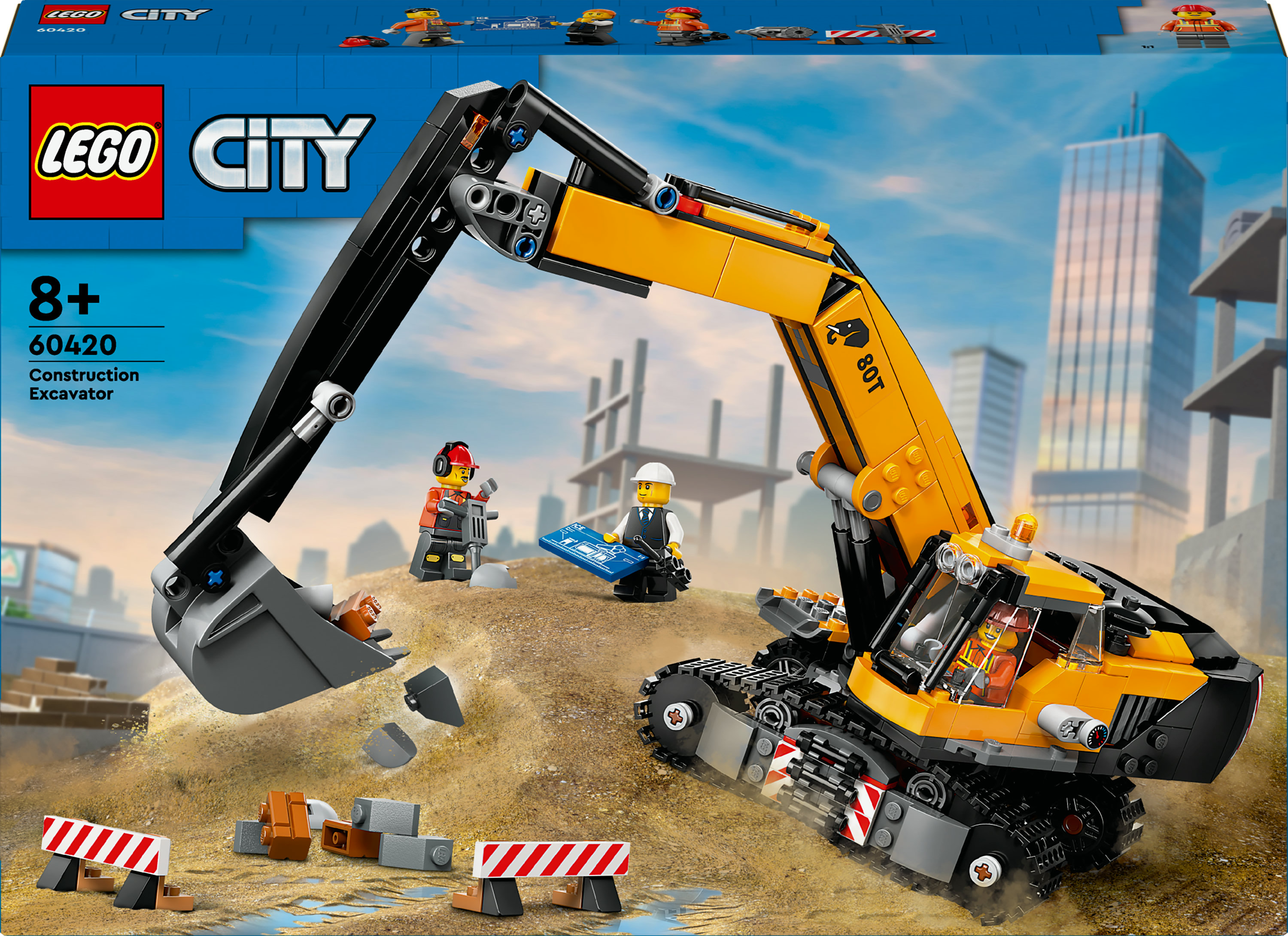 LEGO City Escavatore da cantiere giallo