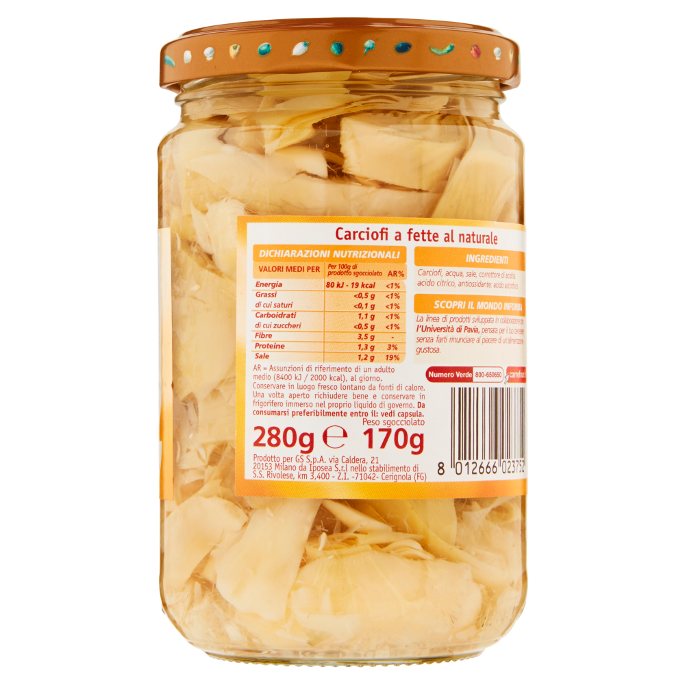Carrefour inForma Carciofi a fette 280 g