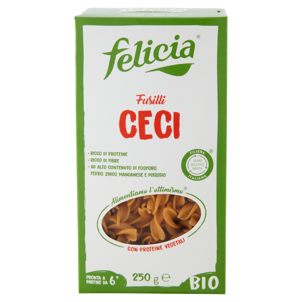 felicia Linea Legumi Fusilli Ceci Bio 250 g