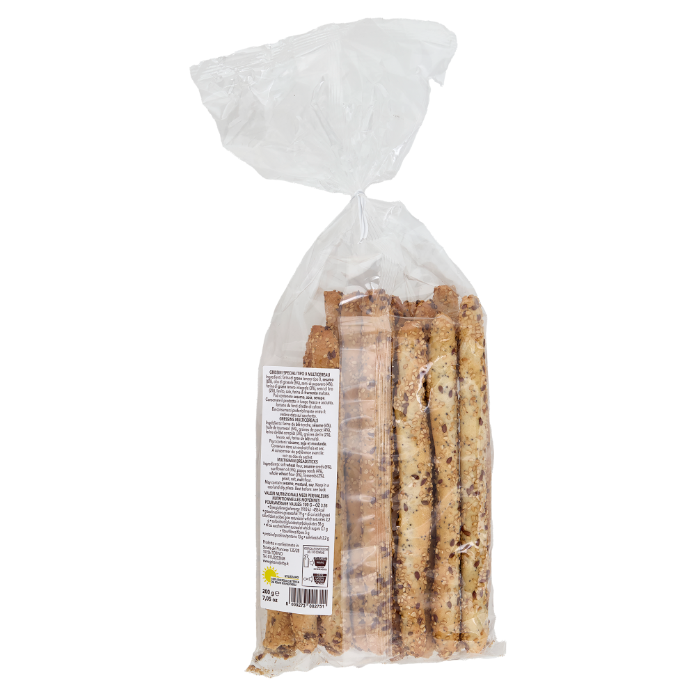 Grissinificio Linea Derby Golosoni Multicereali 200 g