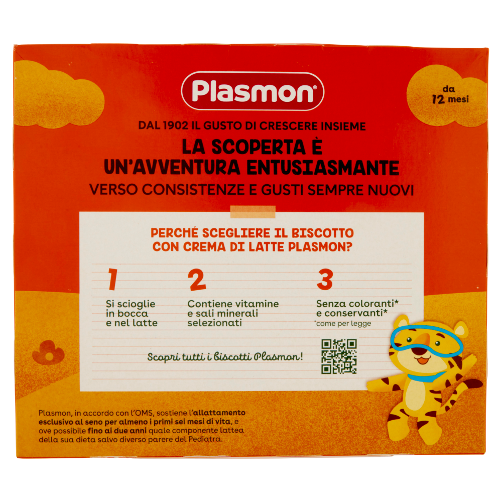 Plasmon il Biscotto Crema di Latte 320 g