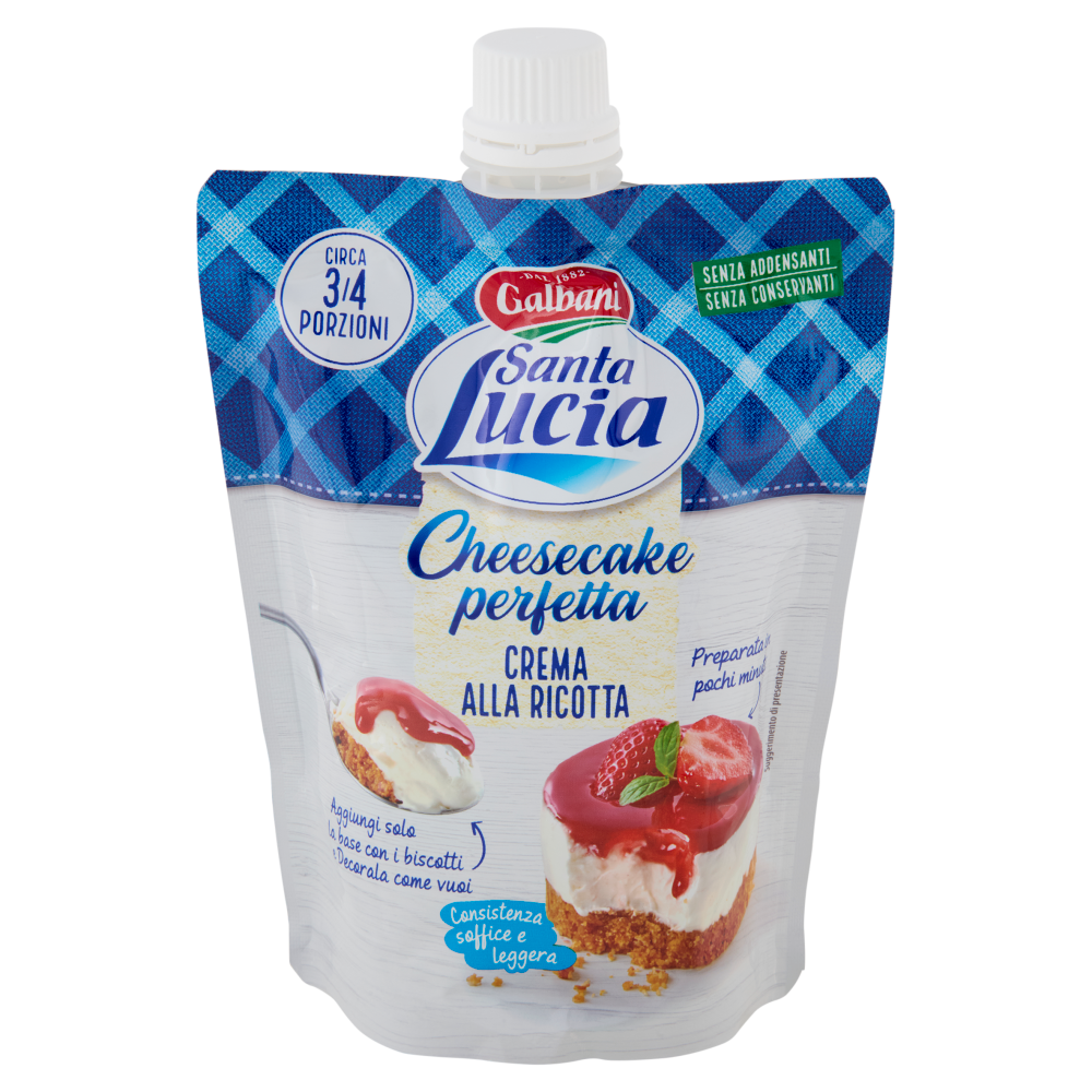 Galbani Santa Lucia Cheesecake perfetta Crema alla Ricotta 375 g