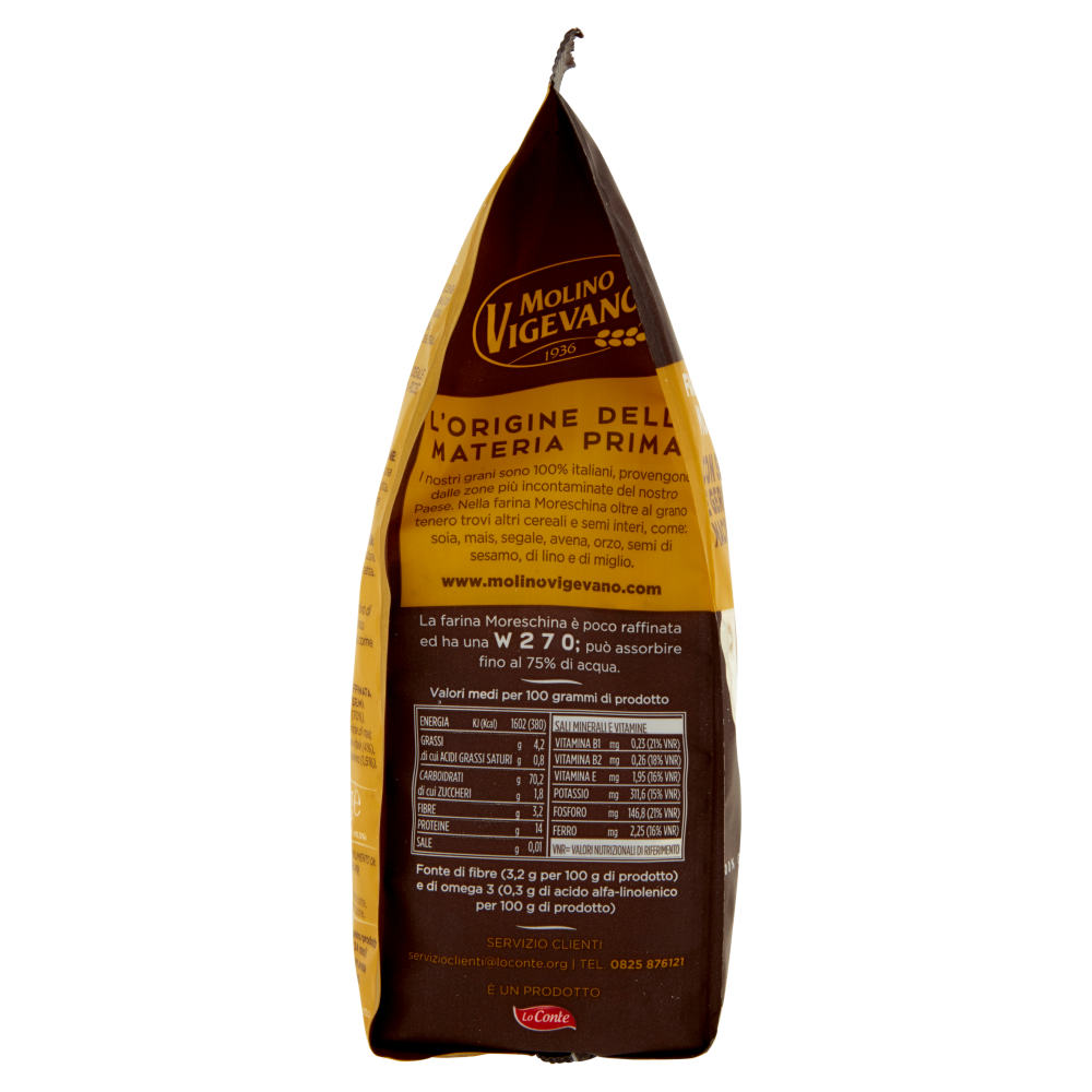 Molino Vigevano Farine Professionali Farina Multicereali Moreschina 500 g