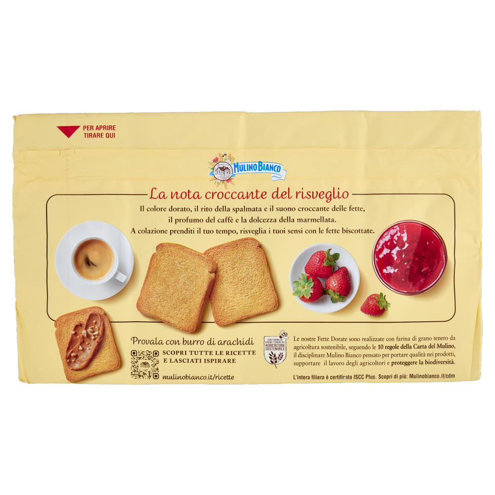 Mulino Bianco Fette Biscottate Dorate 630g