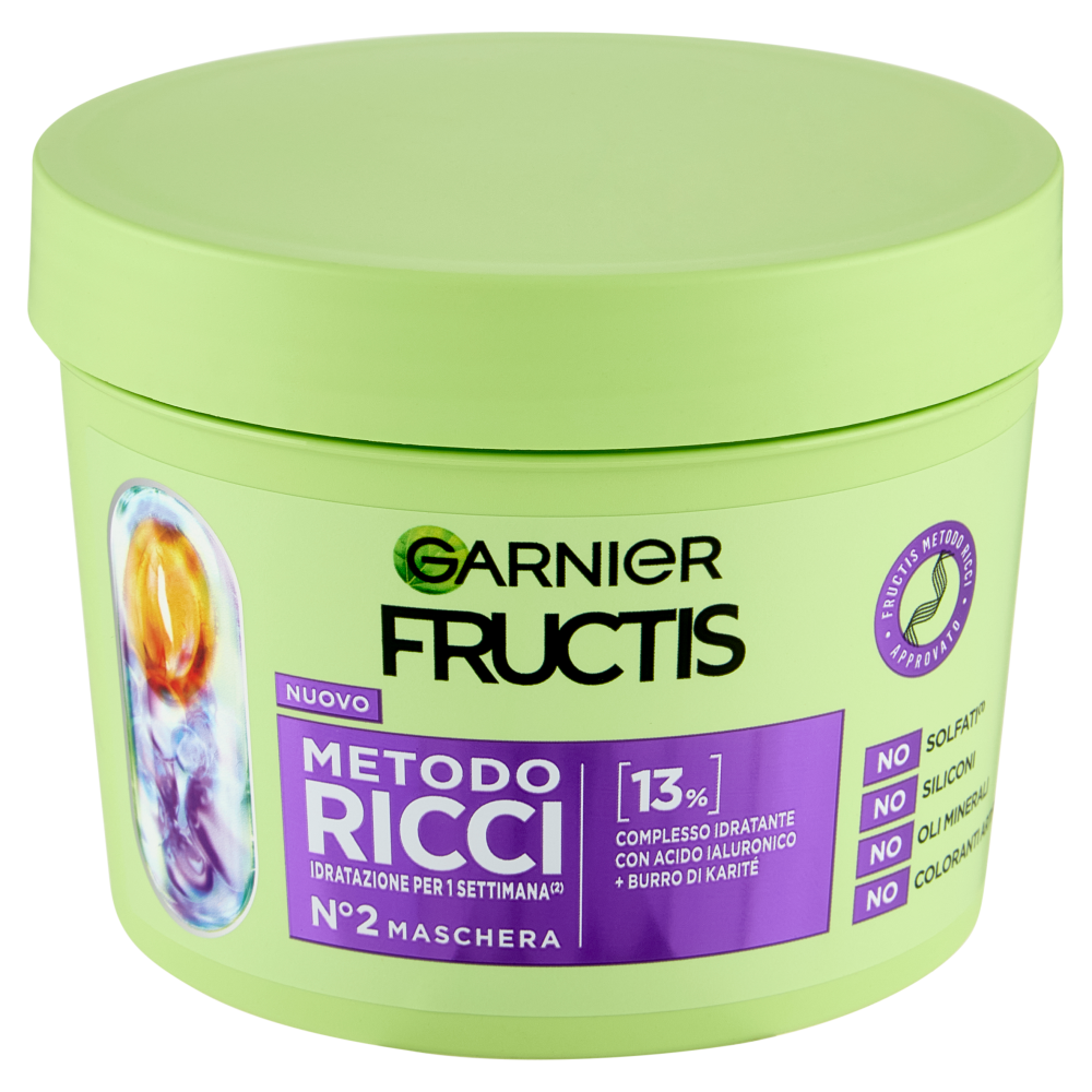 Garnier Fructis Metodo Ricci N°2 Maschera, 370 ml