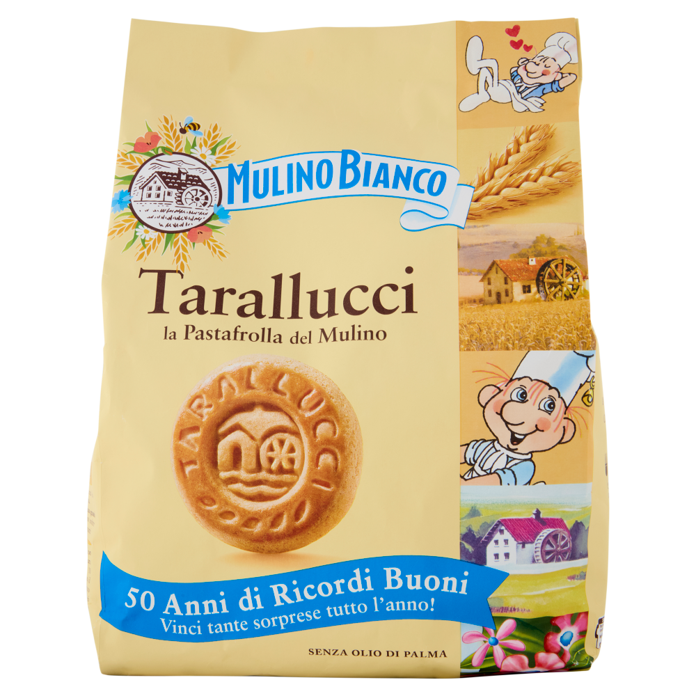 Mulino Bianco Tarallucci Biscotti con Uova Fresche 100% italiane 800g