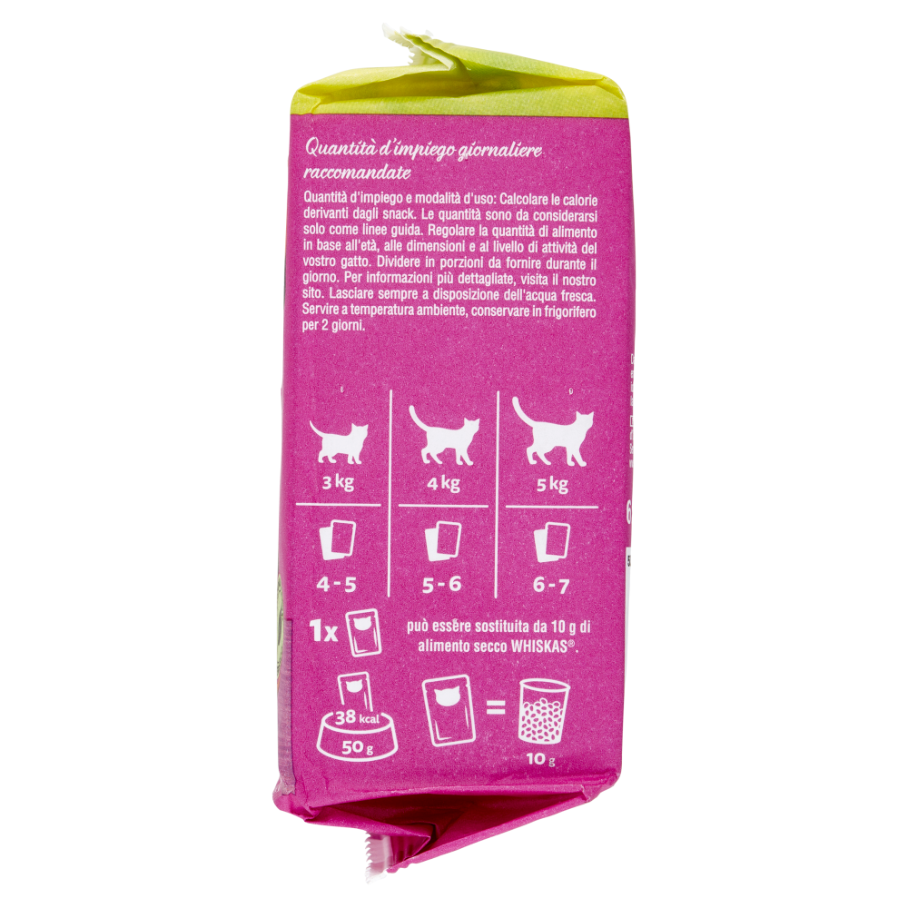 Whiskas Pranzetti con Manzo, con Pollo e piselli in Salsa 6 x 50 g