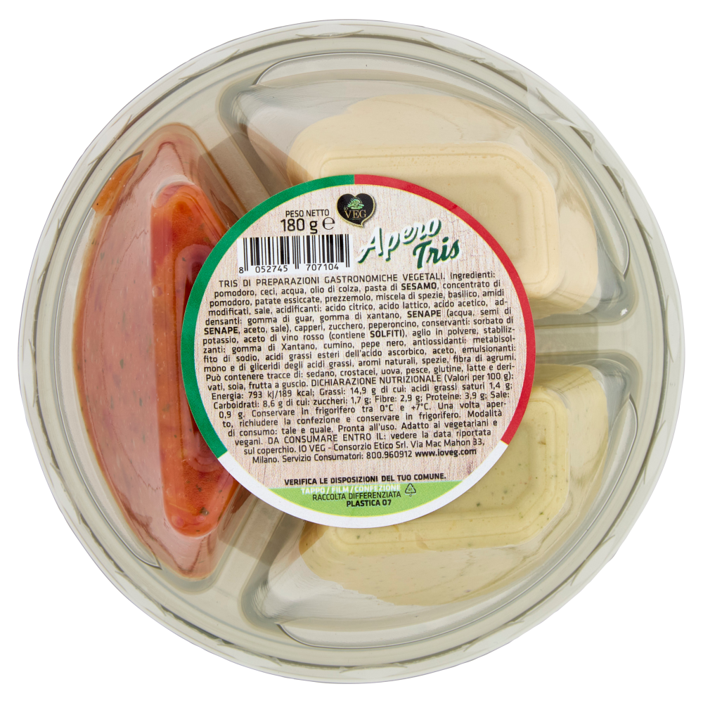 io VEG Apero Tris 180 g