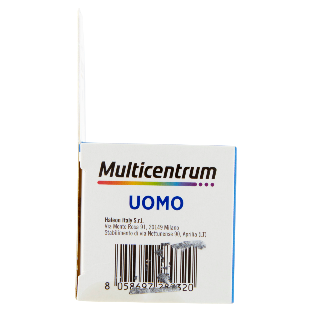 Multicentrum Uomo Vitamina B, D, Magnesio Integratore Multivitaminico Completo 30 cpr 39 g