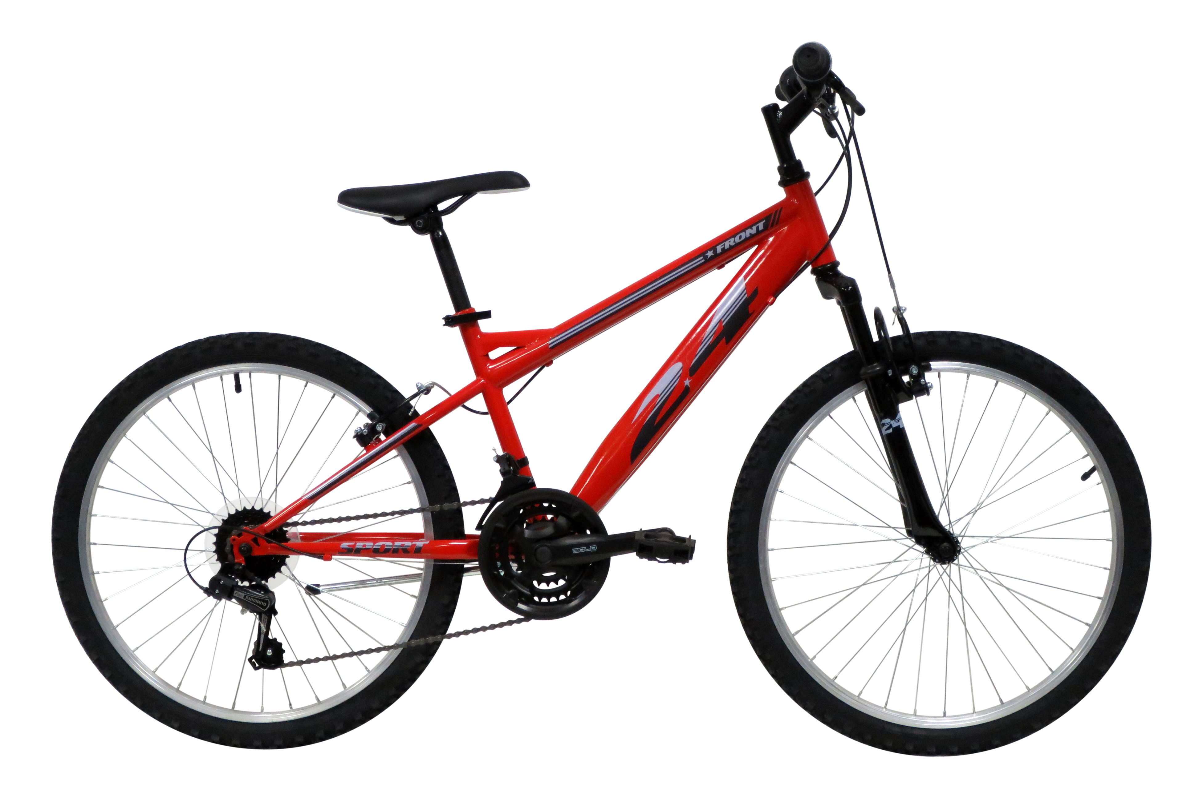 Denver Bike MTB 24'' Front Boy 18V Rosso/Nero | Carrefour