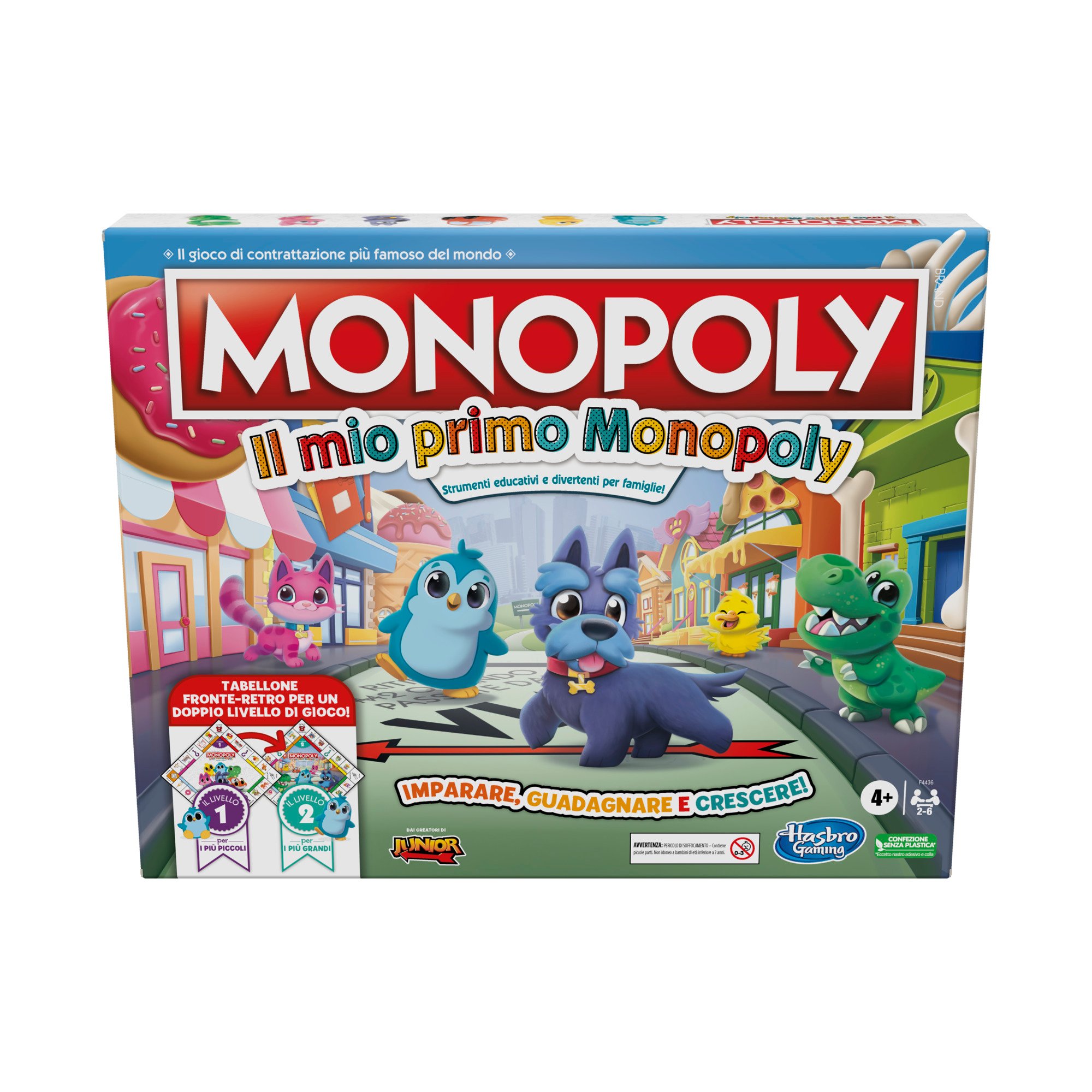 Monopoly - Il Mio Primo, gioco da tavolo per famiglie, per bambini