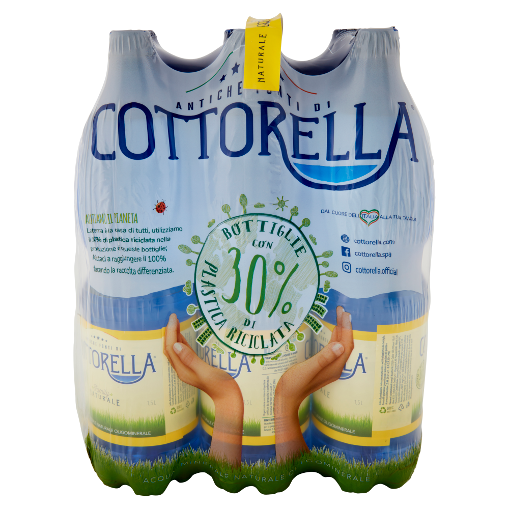 Antiche Fonti di Cottorella Family Naturale 6 x 1,5 L