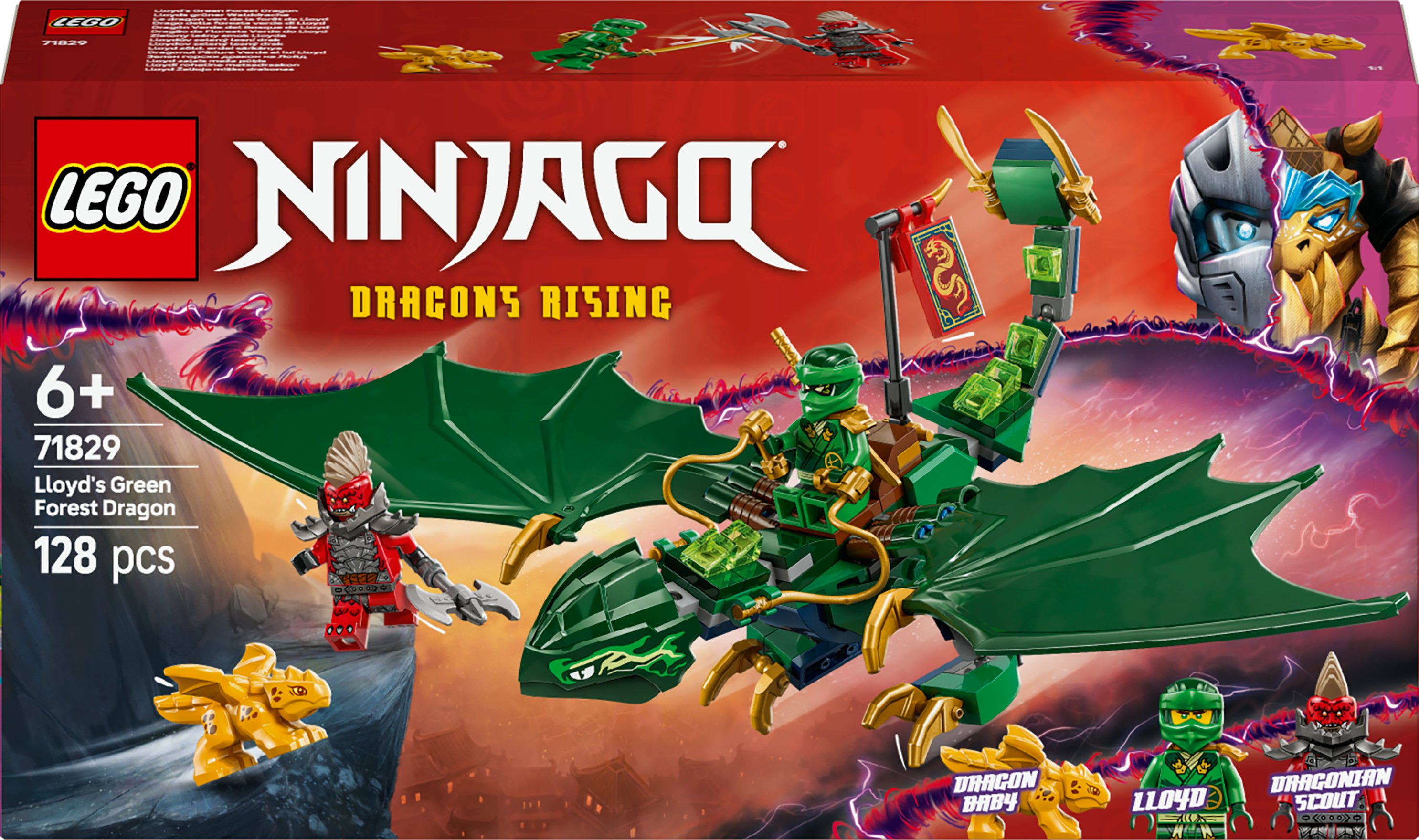 LEGO NINJAGO Drago della foresta verde di Lloyd