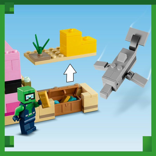 LEGO Minecraft La casa dell&rsquo;Axolotl