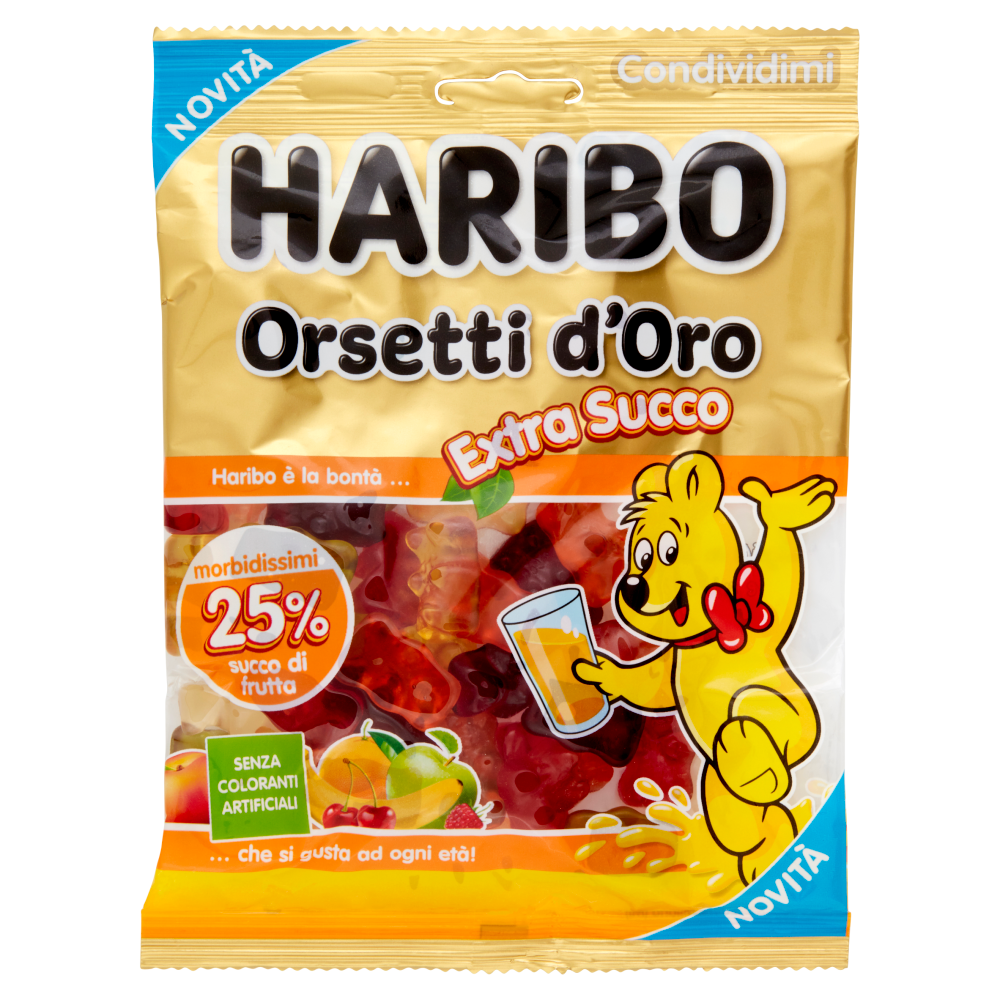 Haribo Orsetti d'Oro Extra Succo 150 g